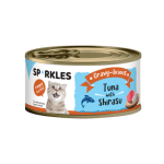 Sparkles Wet Food for Adult Cat with Tuna and Shirasu in Gravy