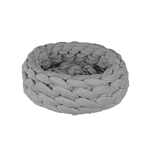 Animal products are a round iron frame bed.