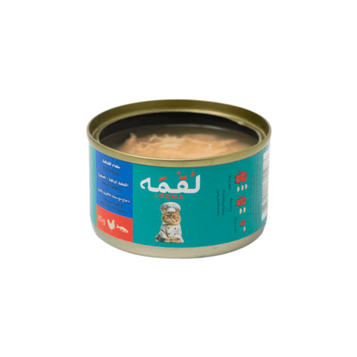⁦Loqma Cat Food Chicken with Mackerel in Gravy⁩ - الصورة ⁦2⁩