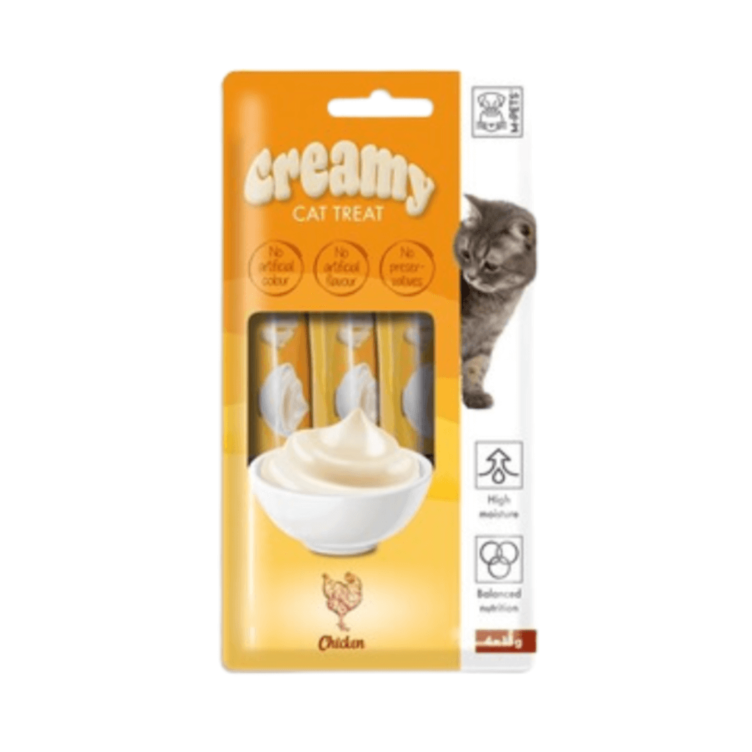 M-PETS | Creamy Cat Treat with Chicken ام-بيتس | مكافأة كريمية للقطط بالدجاج - الصورة 1