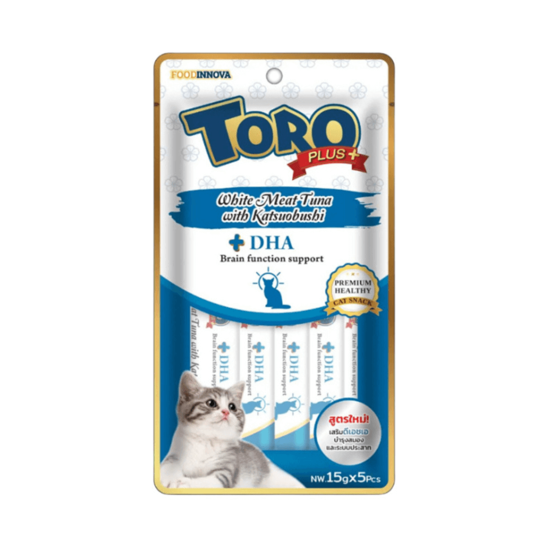 Toro Plus | White Meat Tuna with Katsuobushi Cat Treat تورو بلس | مكافآت القطط بالتونة البيضاء وكاتسوبوشي - الصورة 1