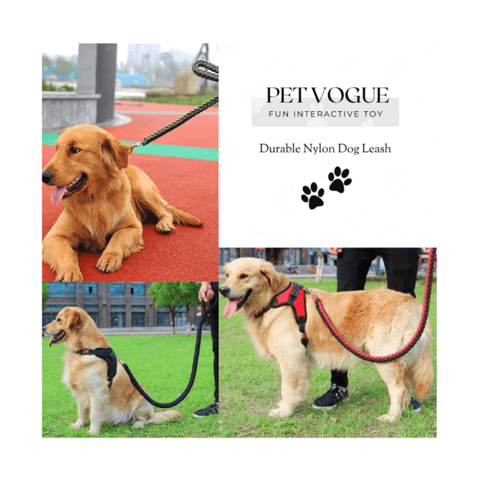 ⁦Pet vogue Durable Nylon Dog Leash⁩ - الصورة ⁦4⁩