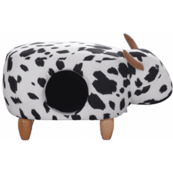 Cat House & Footstool in the Shape of a Cow - Image 2