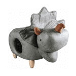 Cat House & Footstool in the Shape of a Dinosaur - Image 2