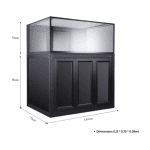 ⁦Marine Aquarium MYT150 APS Stand - Black⁩ - الصورة ⁦2⁩