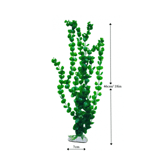 ⁦Plastic Plant For Aquarium Decoration (46cm)⁩ - الصورة ⁦2⁩