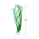 ⁦Plastic Plant For Aquarium Decoration (49cm)⁩ - الصورة ⁦2⁩