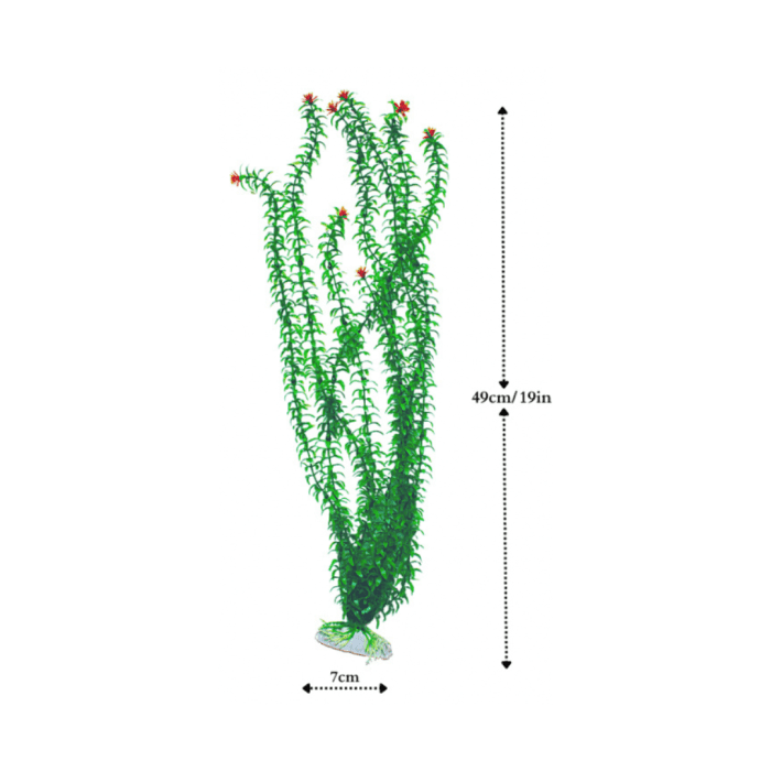 ⁦Plastic Plant For Aquarium Decoration (49cm)⁩ - الصورة ⁦2⁩