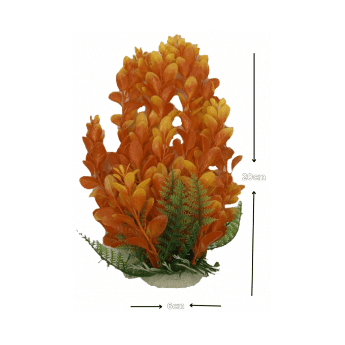 ⁦Plastic Plant For Aquarium Decoration (20cm)⁩ - الصورة ⁦2⁩