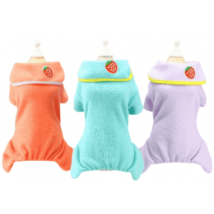 Winter Luxury Pet Clothes , purple