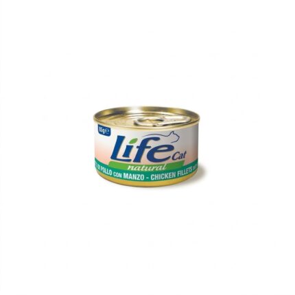 Life Cat Cat Food Chicken Fillets and Beef