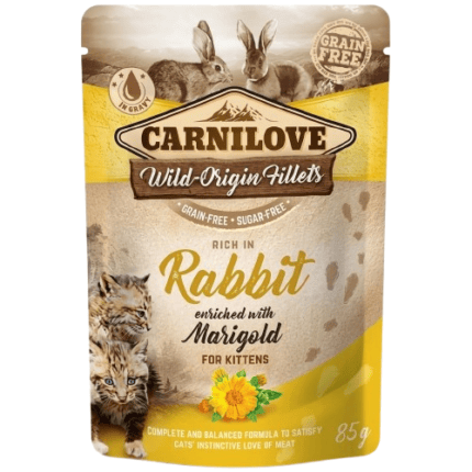 Carnilove Cat Envelopes, Rabbit Flavor-85g