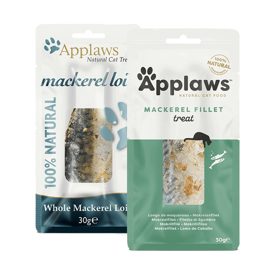 Applaws Leon Piece Mackerel Reality Rewards For Cats, 30 Gm مكافآت ابلاوز ليون قطعة الماكريل للقطط - الصورة 1