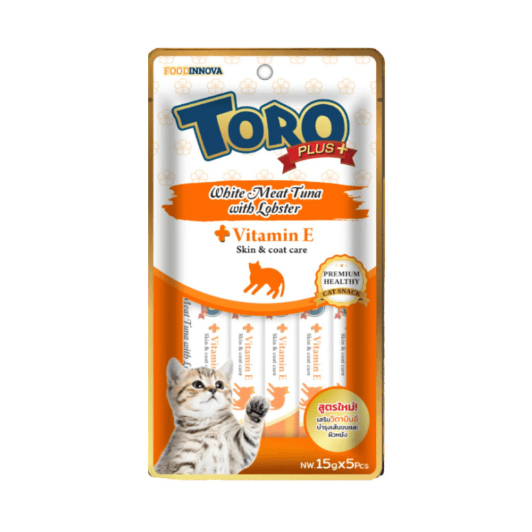 Toro plus | White Meat Tuna with Lobster Cat Treat تورو بلس | مكافآت القطط بالتونا واللوبستر - الصورة 1