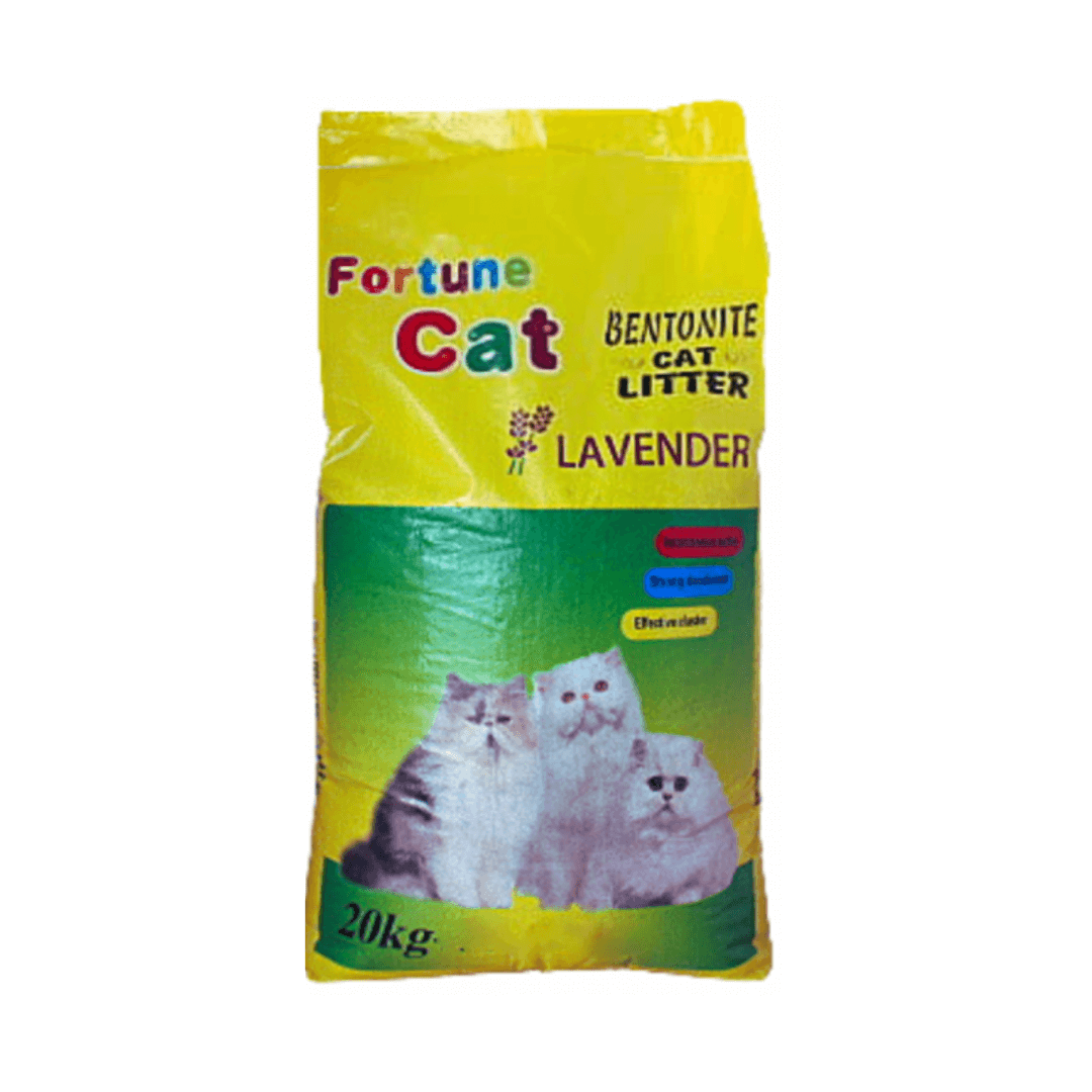 Fortune Cat | Bentonite Cat Litter Lavender Fortune Cat | Bentonite Cat Litter Lavender - Image 1