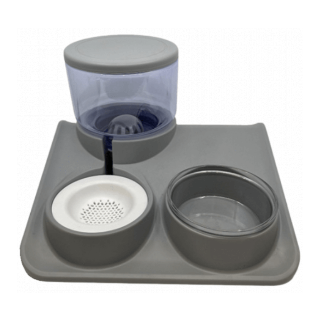 Automatic Food And Drink Dispenser For Cats and Puppies موزع طعام وماء آلي للقطط والجراء - الصورة 1